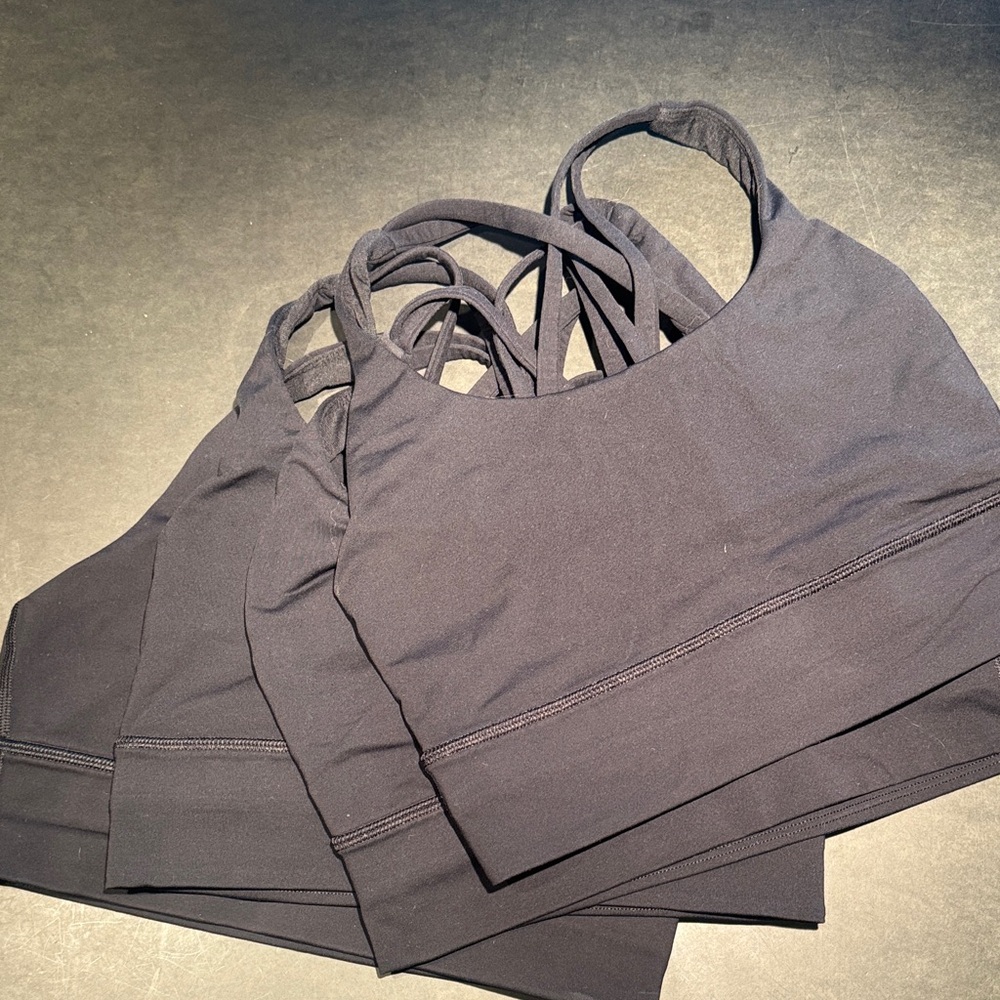 Black Lululemon Sports Bras (Qty 4)